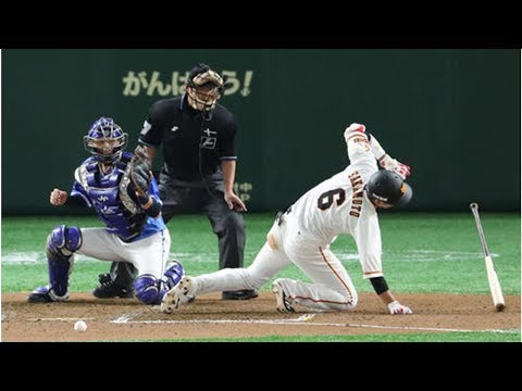 巨人坂本勇人、左手甲に２季ぶり死球受け途中交代