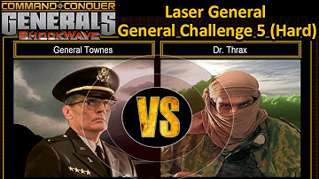 C&C ShockWave 1.2 Generals Challenge : USA Laser vs GLA Toxic (HARD)