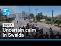 South Syria Faces Uncertain Calm After Deadly Clashes That Killed Over 1 100 FRANCE 24 English South Syria Faces Uncertain Calm After Deadly Clashes That Killed Over 1 100 FRANCE 24 English