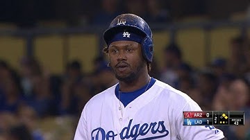 ARI@LAD: Hanley opens scoring with RBI single