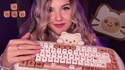АСМР С МИЛЕЙШЕЙ КЛАВИАТУРОЙ YUNZII C68 (Распаковка) ? ASMR with the Cutest Keyboard YUNZII C68