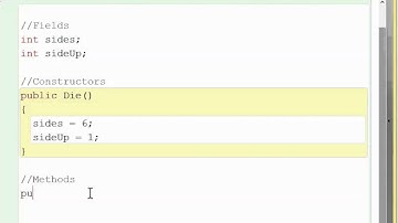 Java introduction to Classes BlueJ American Accent