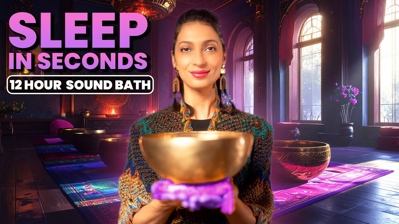 SLEEP IN SECONDS | Cortisol Detox | Sound Bath Meditation