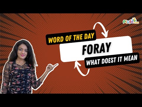 Vídeo: Forey é uma palavra?