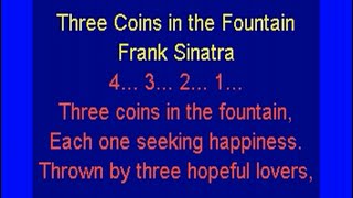 Three Coins in the Fountain Frank Sinatra lyrics