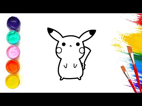 Video Vẽ Pikachu cute đơn giản nhất - Pokemon dễ thương đẹp... - youtube