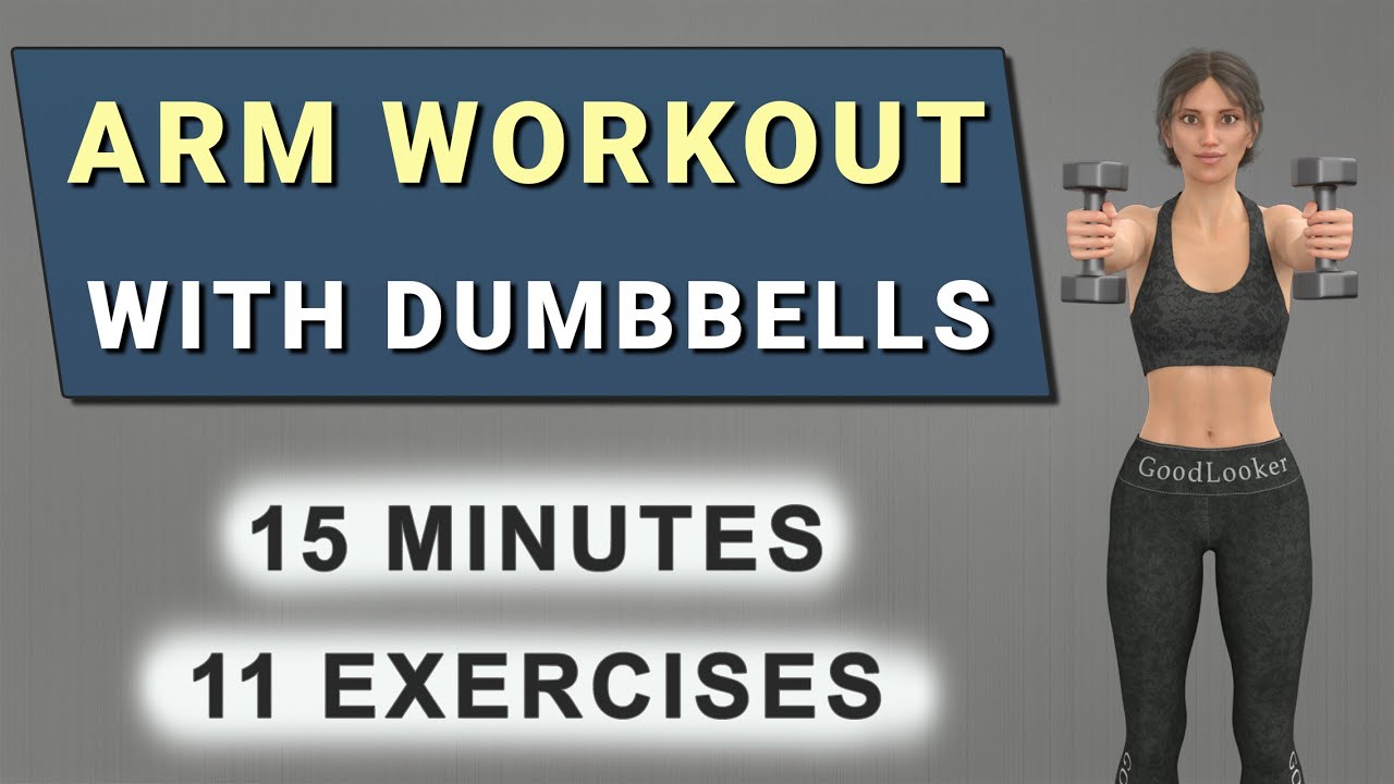 15 MIN ARMS & SHOULDERS with Dumbbells - All Standing💪 Tone & Sculpt ...