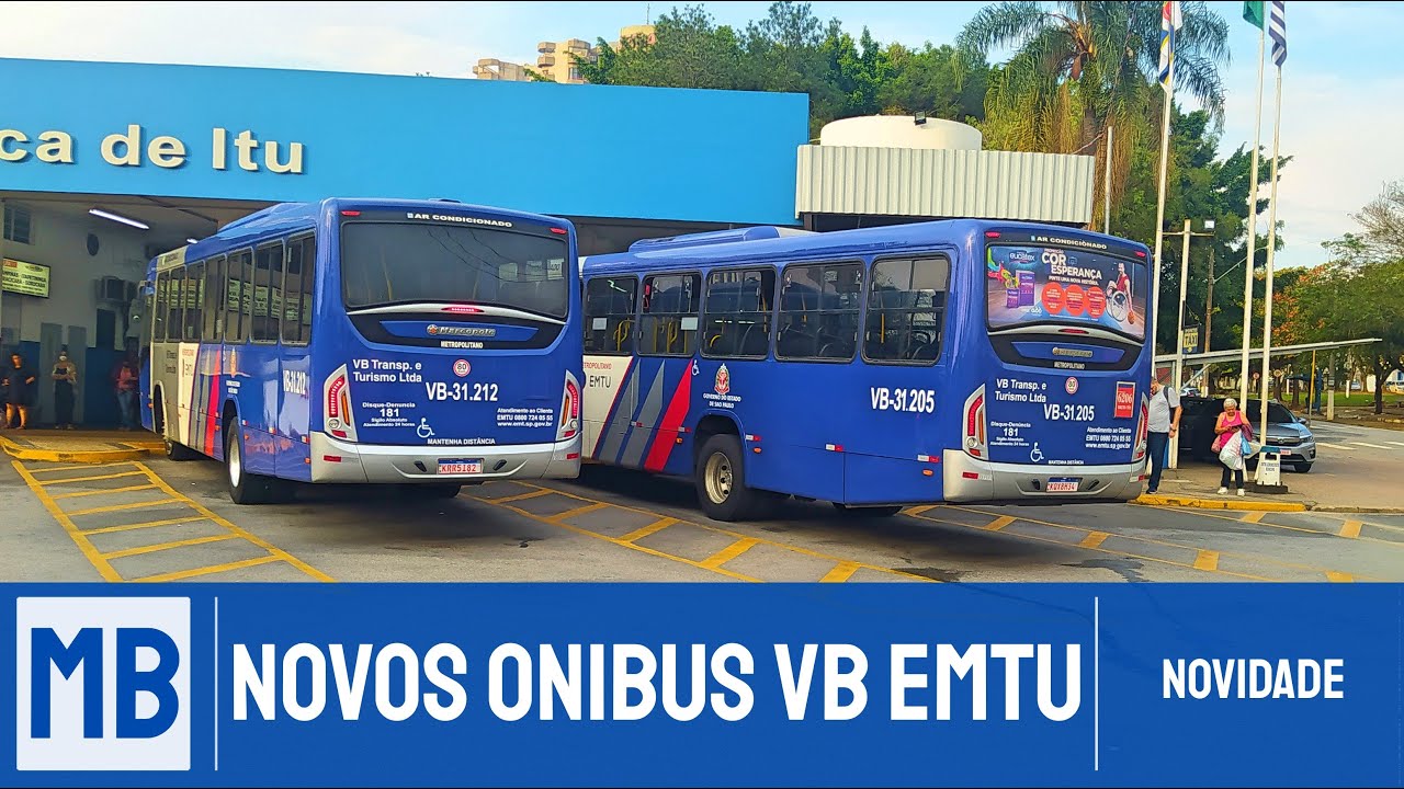 NOVIDADE - Nova frota da VB EMTU [#MOVIMENTAÇÃO(33)] - YouTube