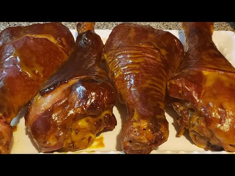 SMOKED TURKEY LEGS DINNER ( OVEN-BAKED)