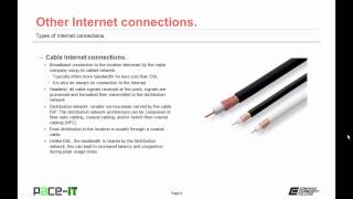 PACE-IT: Types of Internet Connections