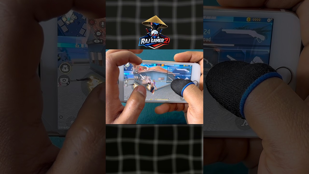 3 Finger Custom Hud Free Fire Handcam Gameplay 🎯🔥