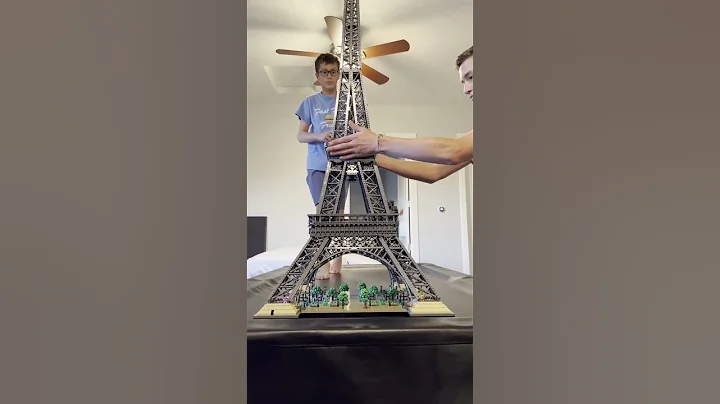 24hrs Lego Eiffel Tower speed build!! #eiffeltower #lego  #france #paris #love #photography  #shorts