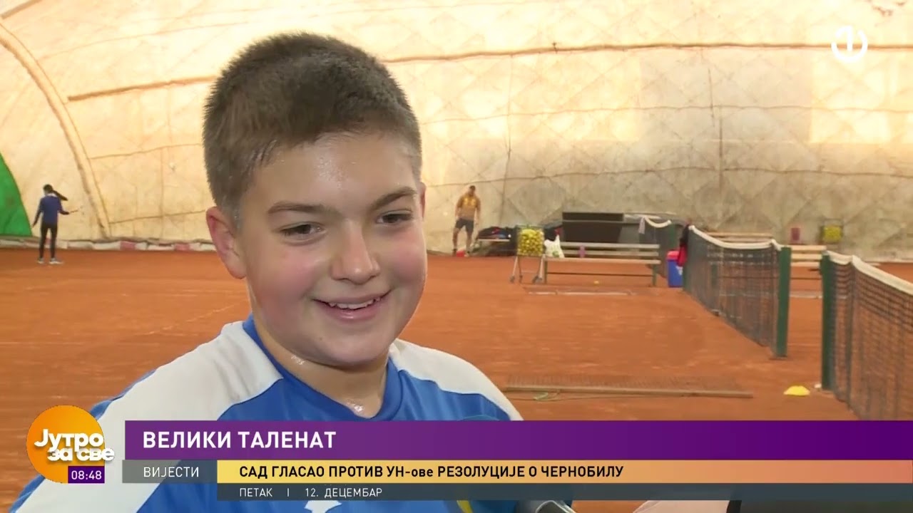 Jutro za sve: Boris Jelinić teniser, Teniskog kluba Sloboda