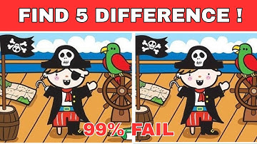Can You SPOT the 5 Differences in 30 Seconds?| Guessing Game