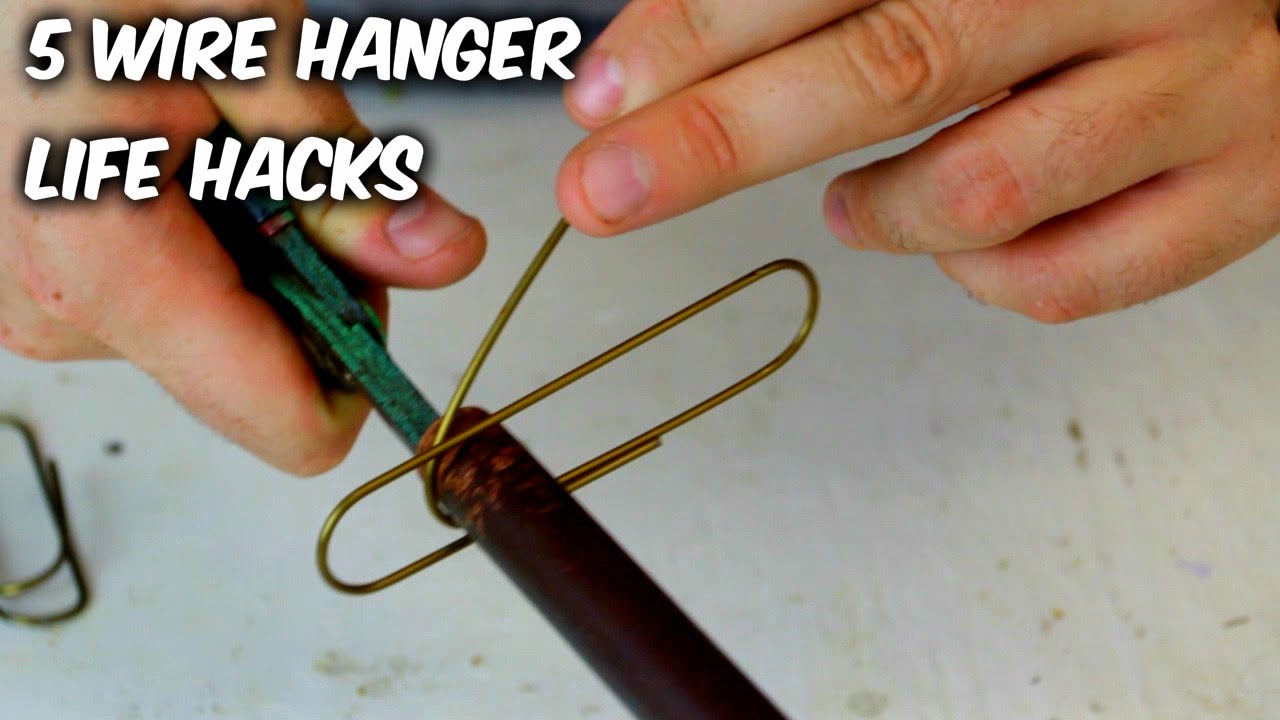 5 Wire Hanger Life Hacks 