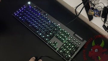Showing Logitech G815 Key Color Patterns with G Hub