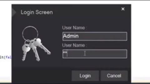 Create Login Form GUI in CSharp Visual Studio 2010