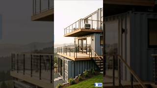Amazing Container House Design 😍 | Modern Luxury Tiny Home #shorts