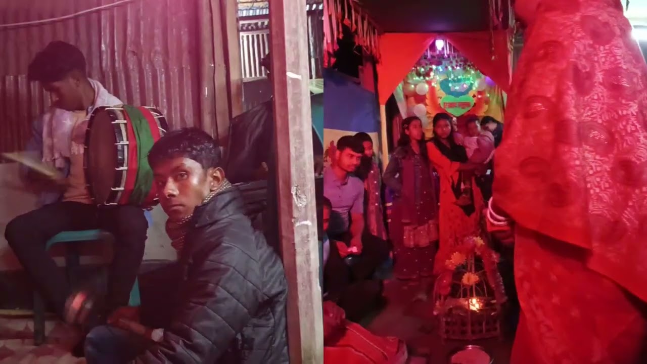 বিয়ে বাড়ির বিবাহ অনুষ্টান#ভাইরাল ভিডিও #bibah loghn🎹❤️