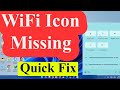 Fix WiFi Icon Not Showing on Windows 11 | How to Fix WiFi Not Working / Quick Fix