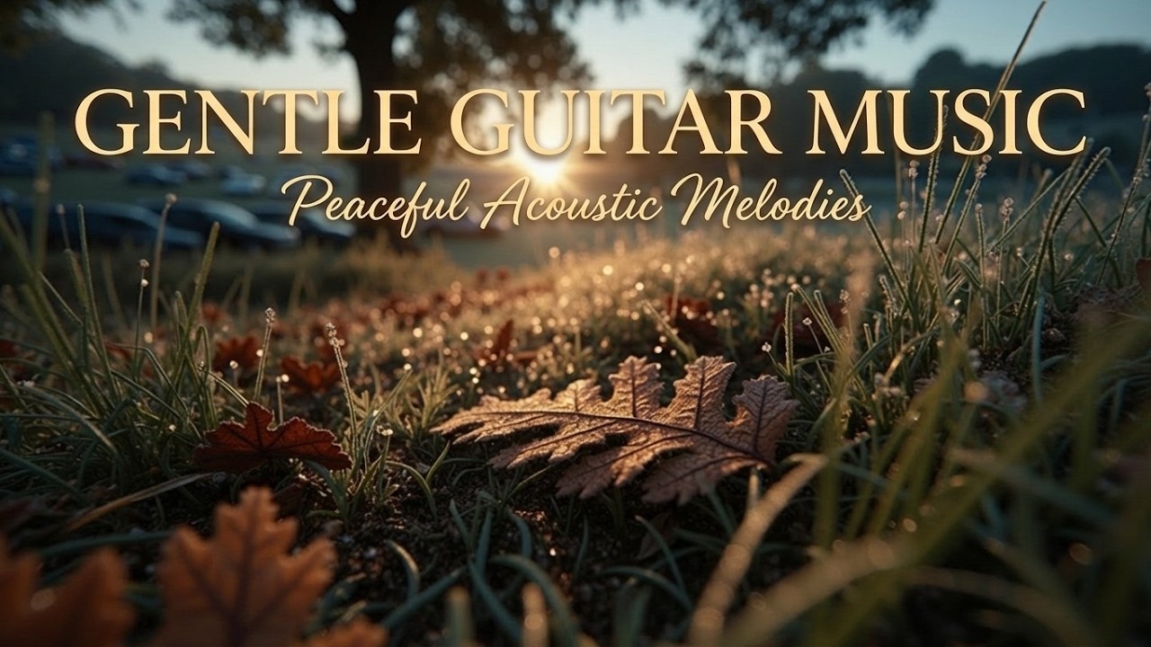 Утренняя гитарная музыка для спокойного рассвета и звуков природы