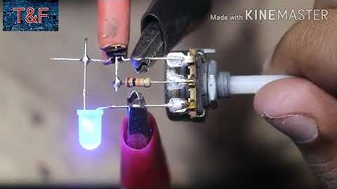 Simple LED Dimmer with Bc547/Bc548 transistor