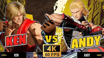 FATAL FURY COTW Ken Vs Andy Set - 4K 60FPS