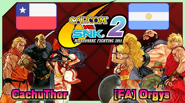Capcom Vs. SNK 2 || CachuThor 🇨🇱 VS 🇦🇷 [FA] Orgys || FLYCAST FIGHTCADE 2