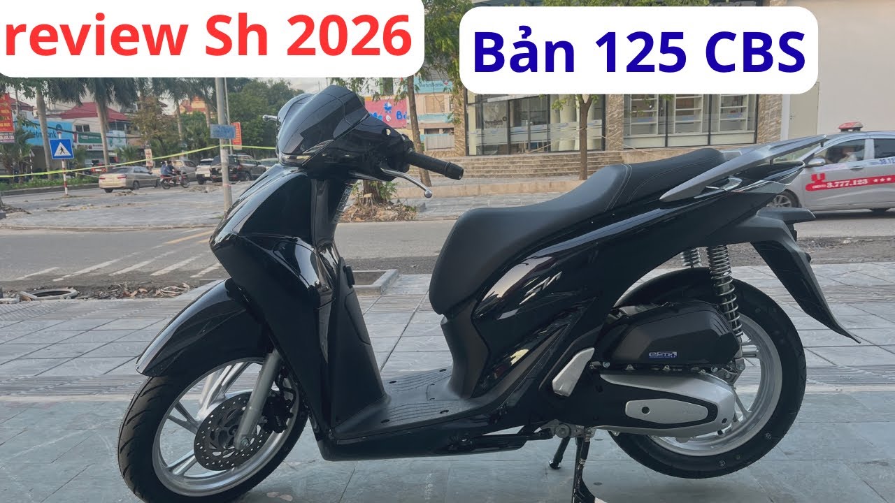 Sh 2026. Review Sh 2026 phiên bản 125cx màu đen. Sh mới nhất 2026 125cc phanh CBS. #sh2026 