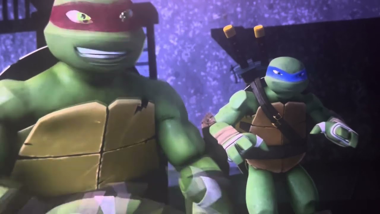 TMNT (2012) sound effects: Raph: Or, my vote, the hard way.