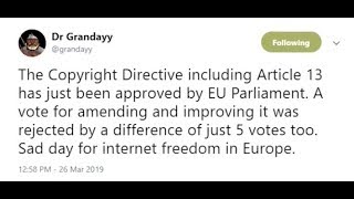 So Article 13 was accepted..