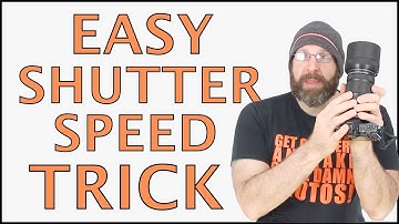 Dead Simple Method For Choosing Shutter Speed