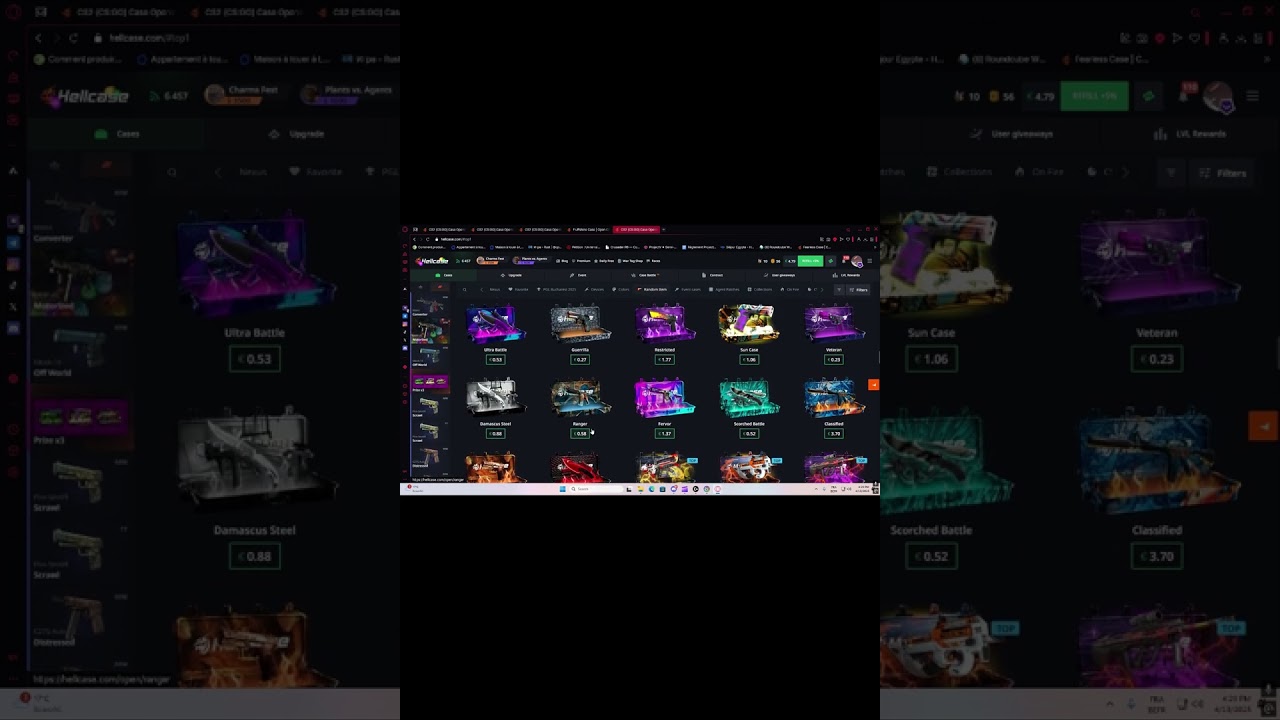 Petite opening non sponso sur Hellcase