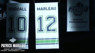 Patrick Marleau's No. 12 retired by Seattle Thunderbirds