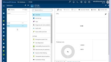 Setting up Database using SQLDBM and Azure