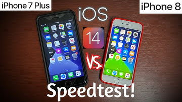 iOS 14 Beta 1 Speedtest! iPhone 7 Plus vs. iPhone 8!