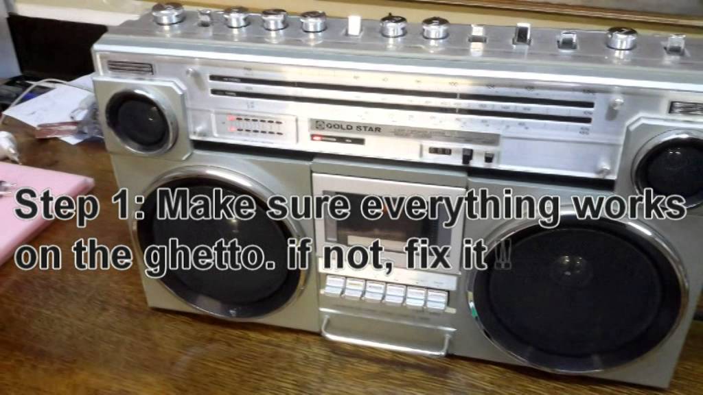 ghetto blaster boombox bluetooth