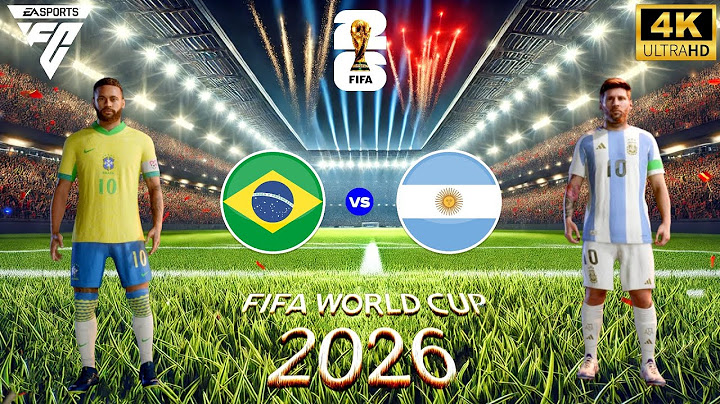 FC 25 - Brazil vs Argentina | FIFA World Cup 2026 Final - Neymar vs Messi [4K60]