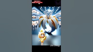 Ornament Fruits shape AI Creation #youtubeshorts #aicreat #fruitart #ornaments #ring