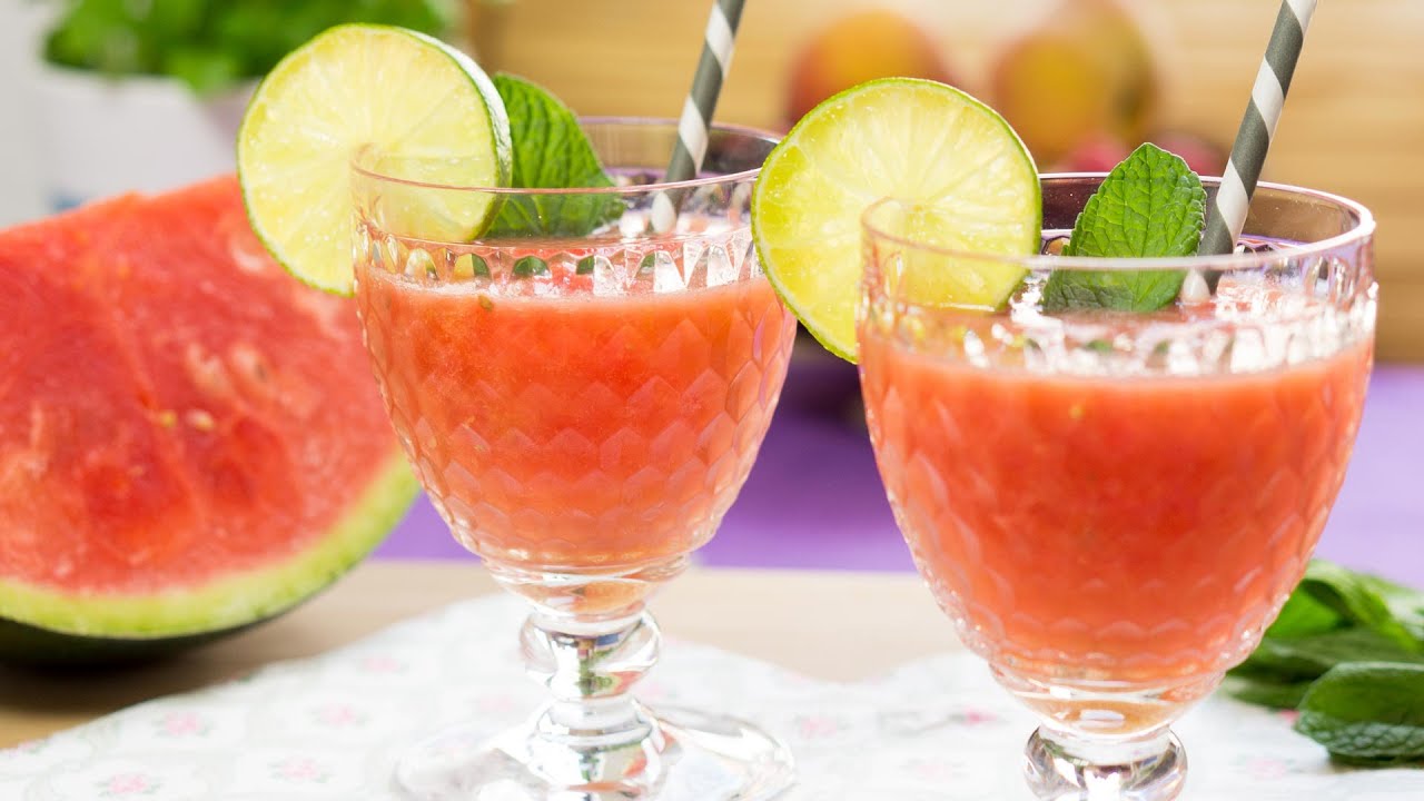 Wassermelone &amp; Grapefruit: Der erfrischendste Drink des Sommers! - YouTube