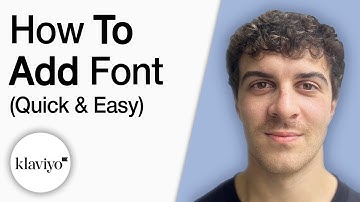 How to Add Font in Klaviyo Quick and Easy [2025 Full Guide]