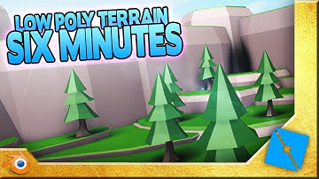 LOW-POLY TERRAIN TUTORIAL [ROBLOX+BLENDER]