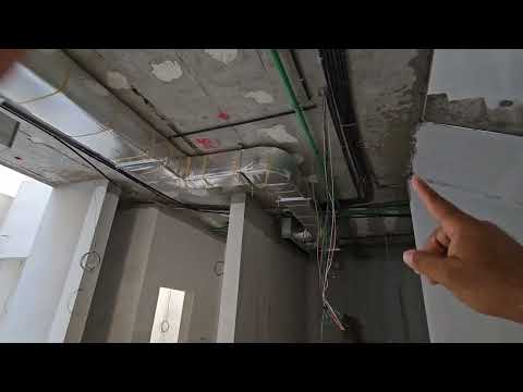 فكرة تمديد مواسير التغذية المعلقة لكل دور خط مستقل ٢ بوصة