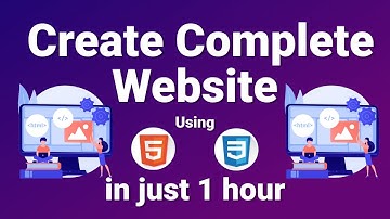 How To Create a Complete landing Page Website Using HTML and CSS  || Web Designing Course