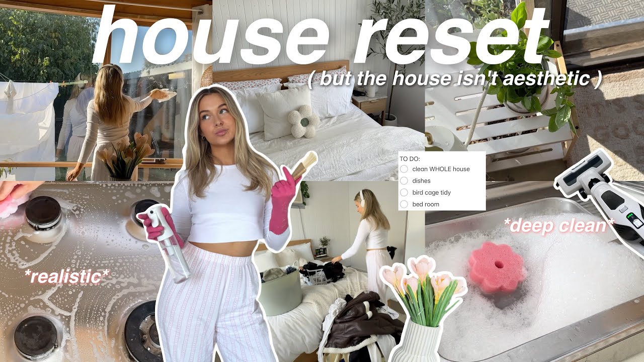 massive RESET ROUTINE 🧹 declutter & deep clean my entire house ( bc it's driving me crazy )
