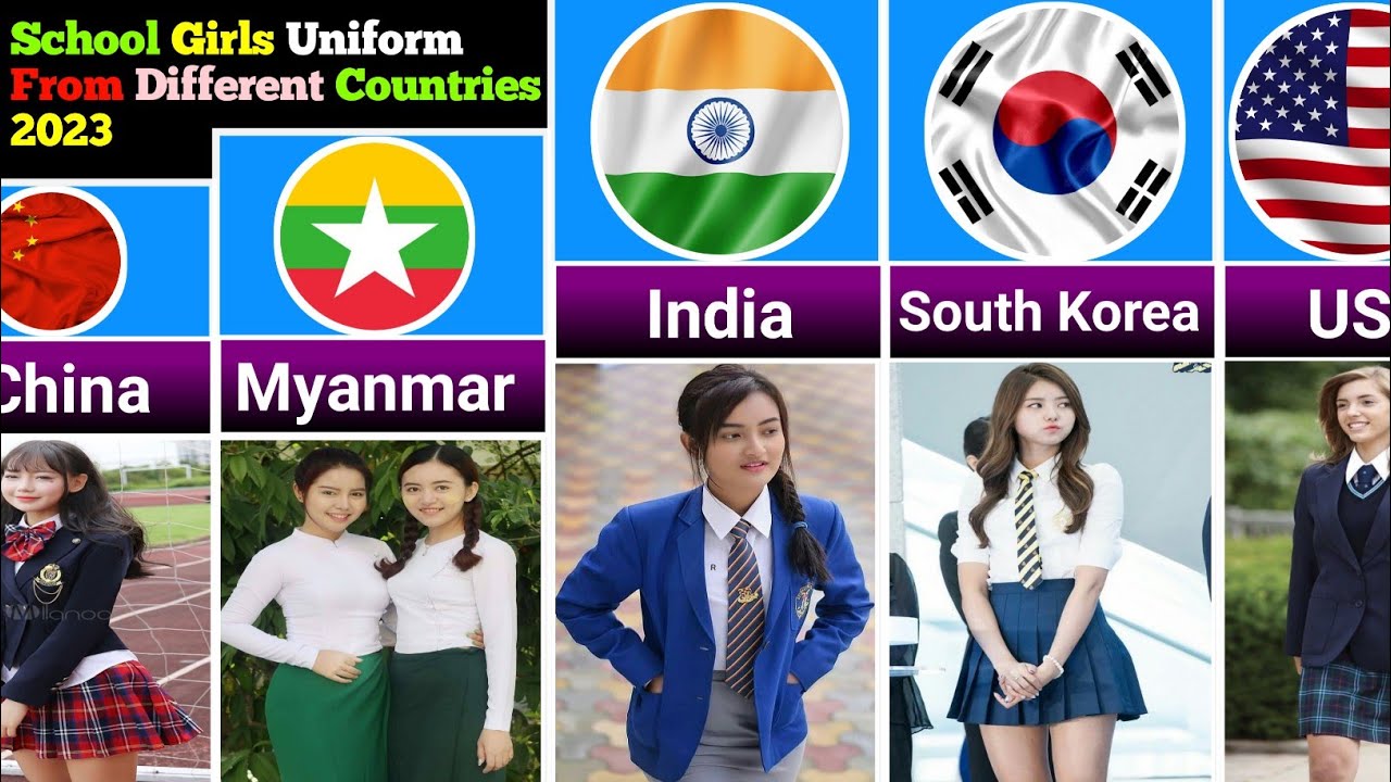 School Girls Uniform From Different Countries 2023
