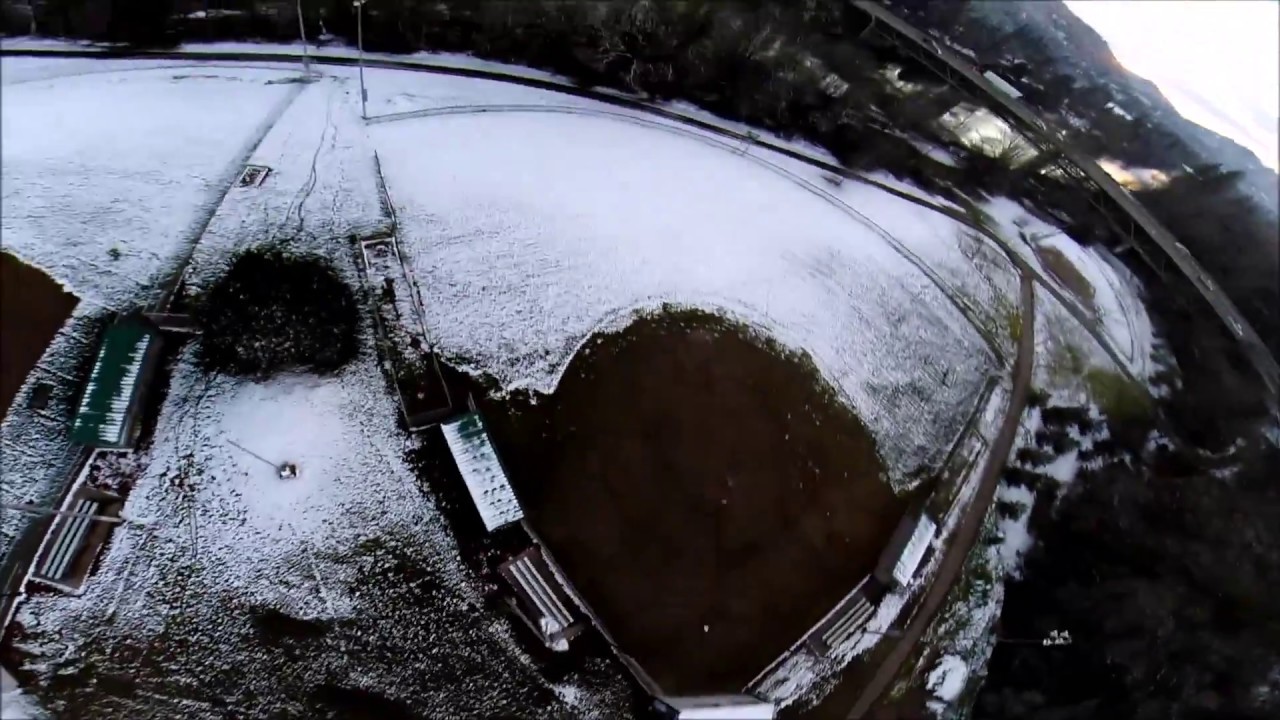 QAV180 with 3000kv Rebels, Maiden Flight in the Snow