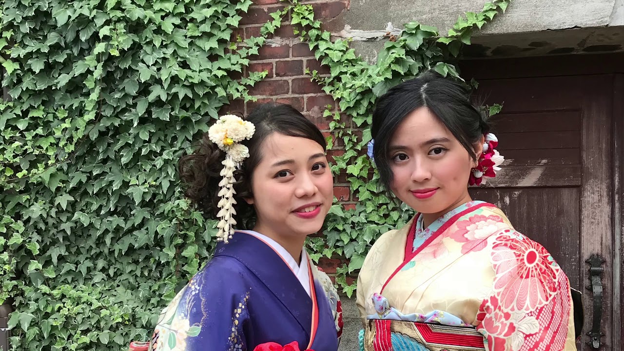 函館旅行 女子旅 台湾美女 ふり袖レンタル 日本人成人式のように Youtube