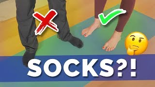 SHOULD YOU WEAR SOCKS FOR YOGA? Advice for Beginners