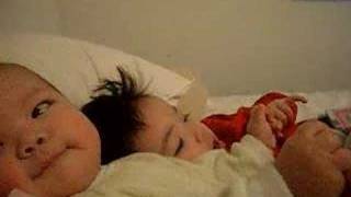 棉花糖和棉羊仔手拉手唱歌歌